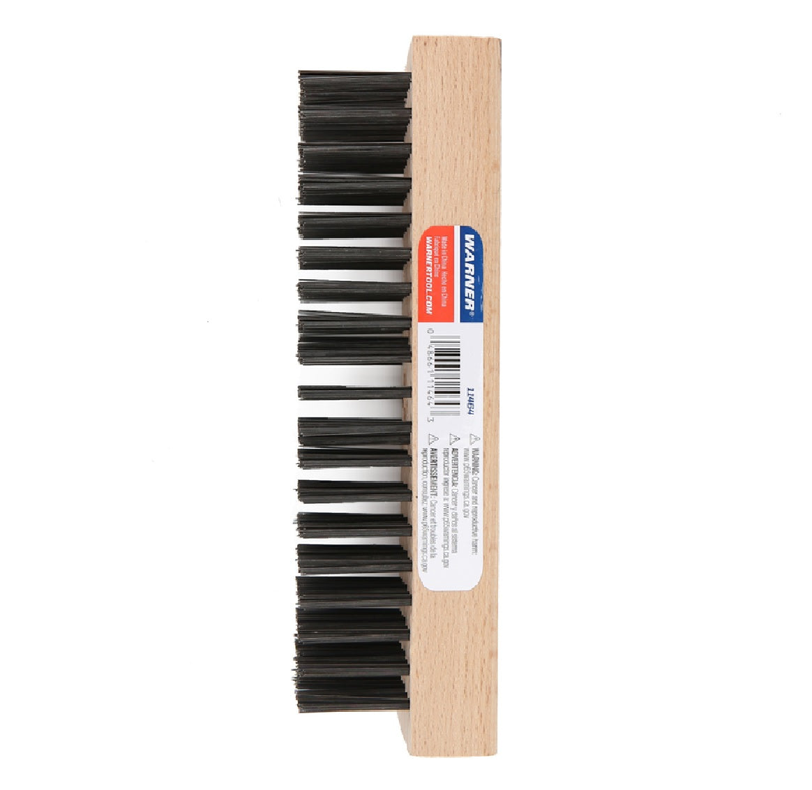 Warner 11464 Carbon Steel Wire Brush, Wood