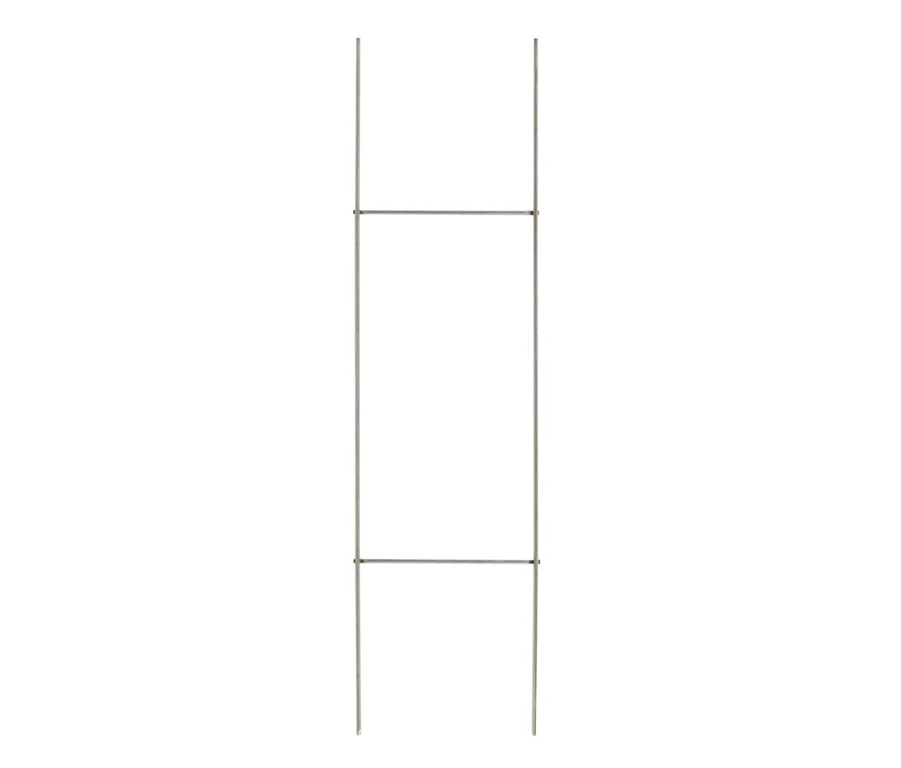 Hillman 843318 Galvanized Steel H-Bracket Sign Stake, Silver