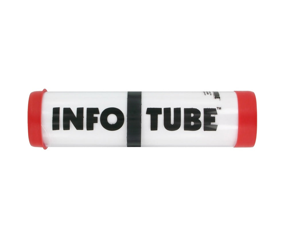 Hillman 842257 English Informational Take One Box, 6" x 14", Clear