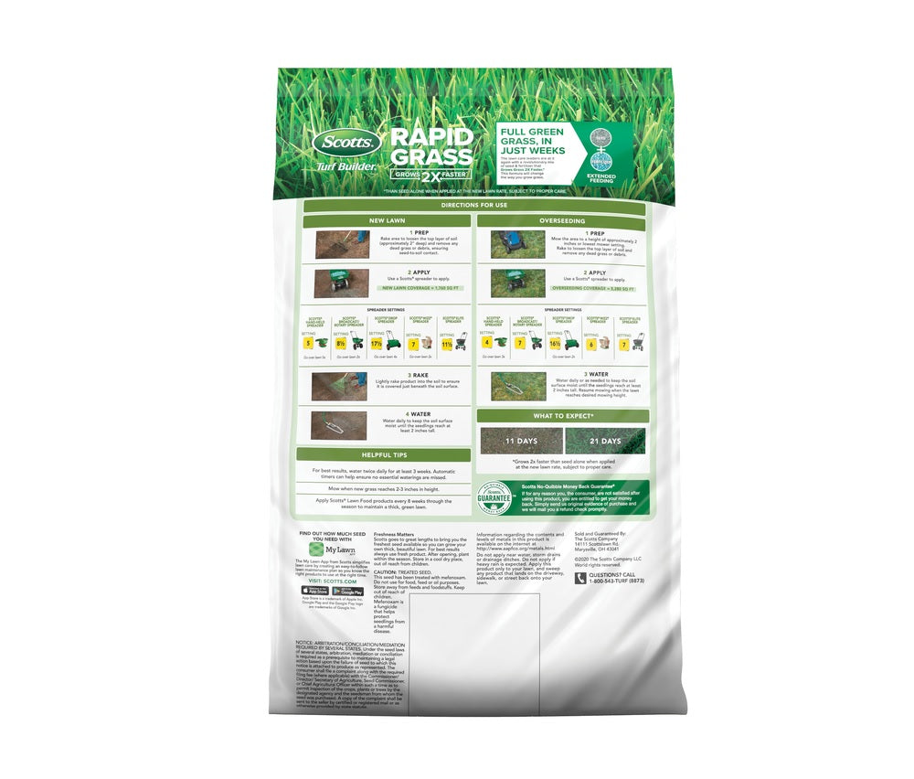 Scotts 18228 Tall Fescue Full Sun Grass Seed, 16 lb