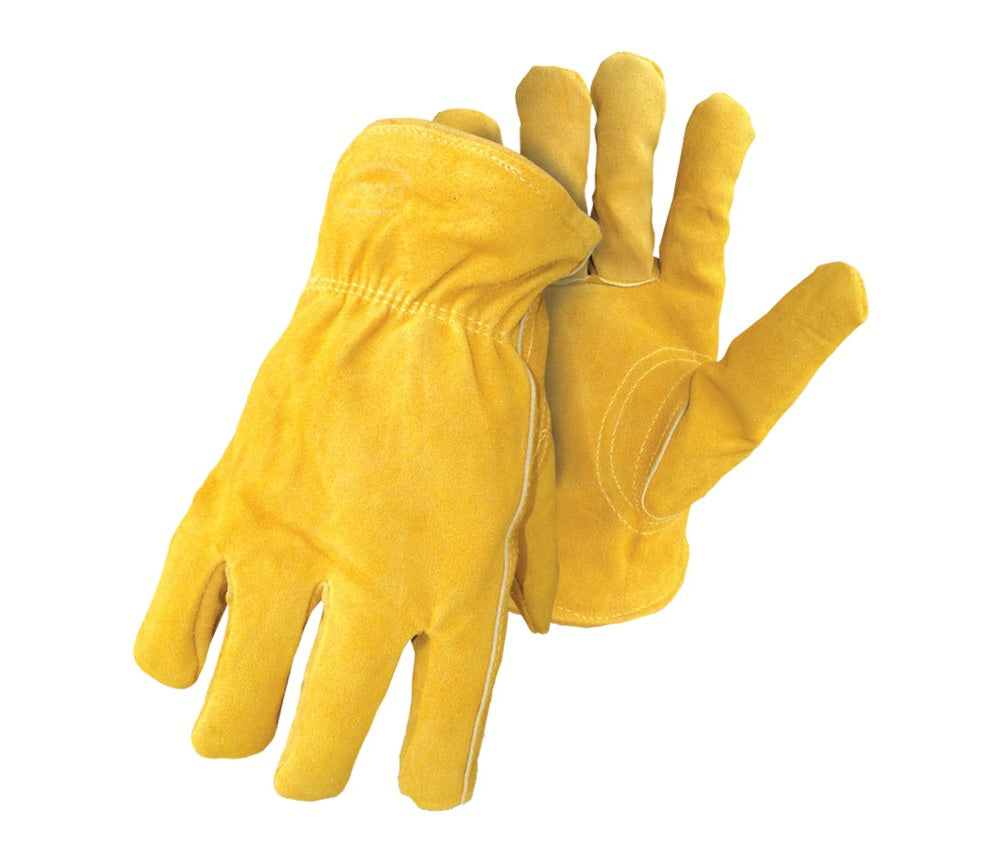 Boss 7186M Insulated Split Deerskin Leather Driver Gloves, Medium