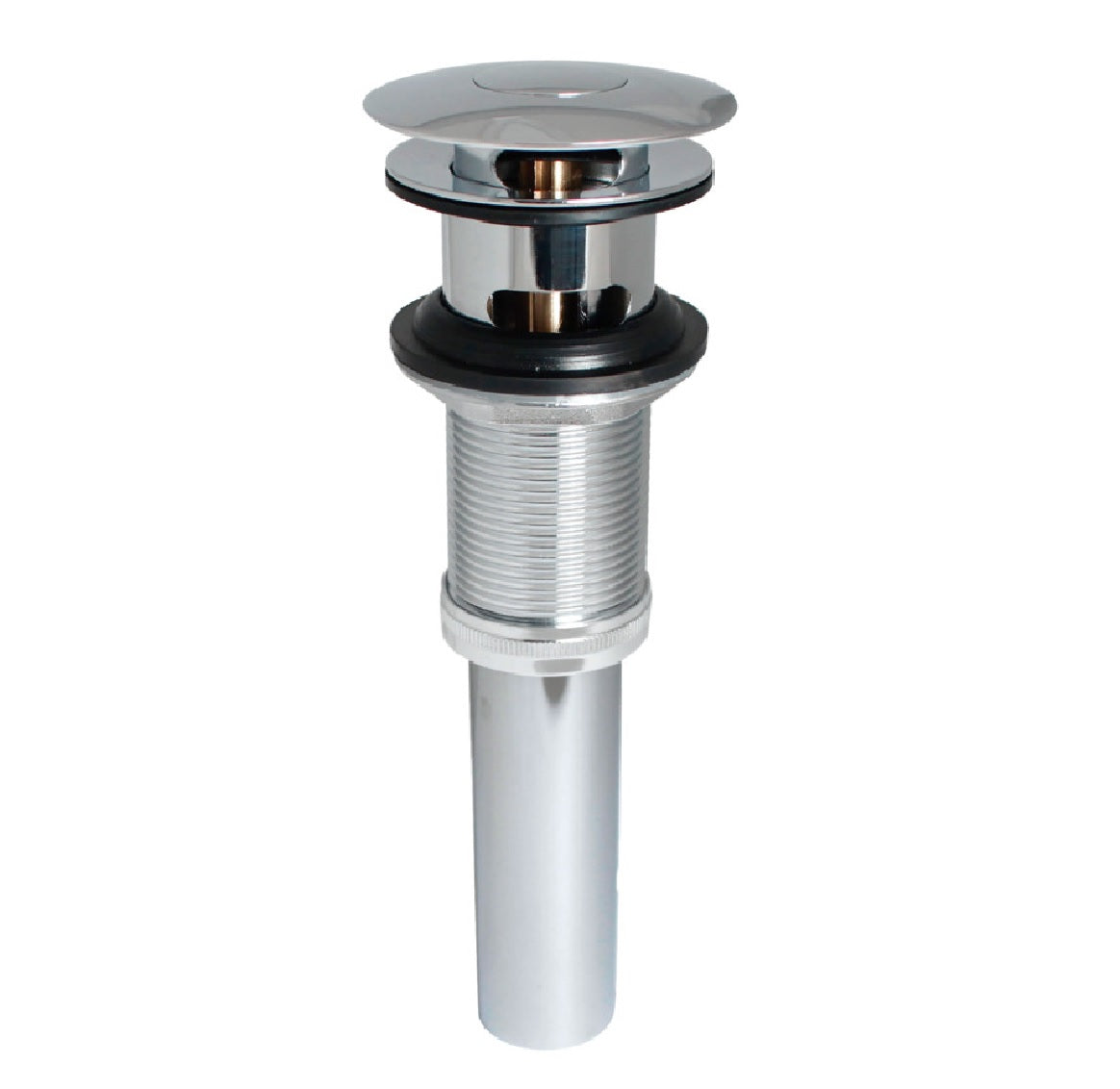 Keeney K820-75 Pushbutton Sink Drain, Brass