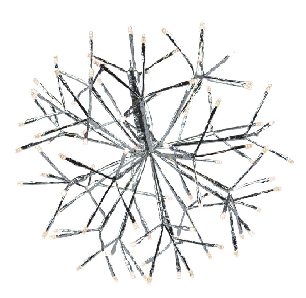Holiday Bright Lights LED-16SHS-SWWTW Christmas Light, Silver