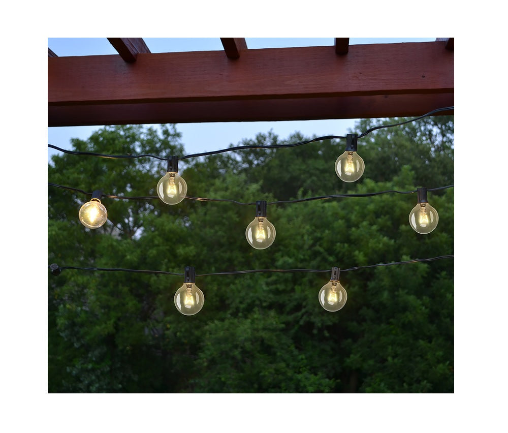 Holiday Bright Lights G40-25-CL Constant String Lights, 25'
