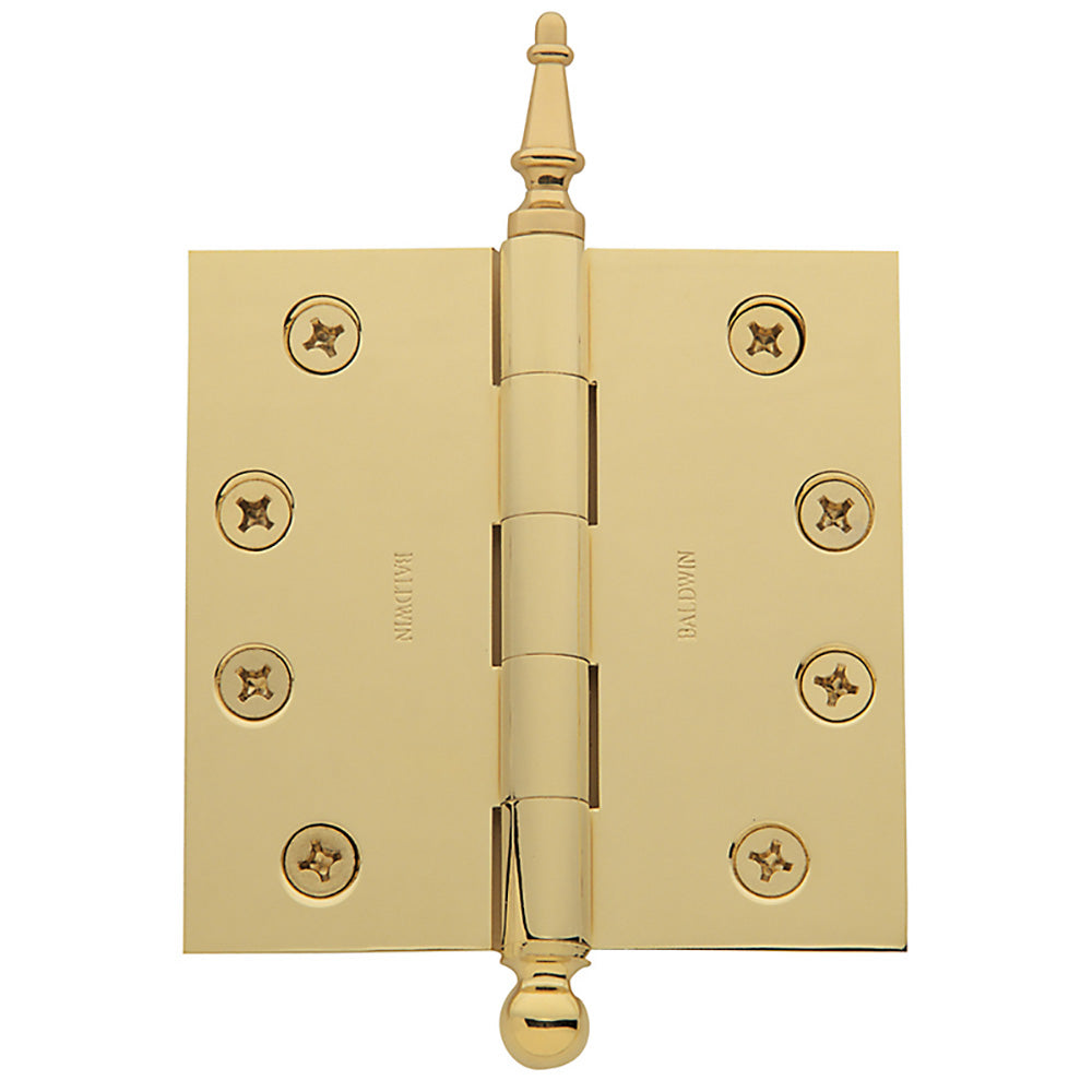 Baldwin 1040003I Mortise Square Hinge , Brass