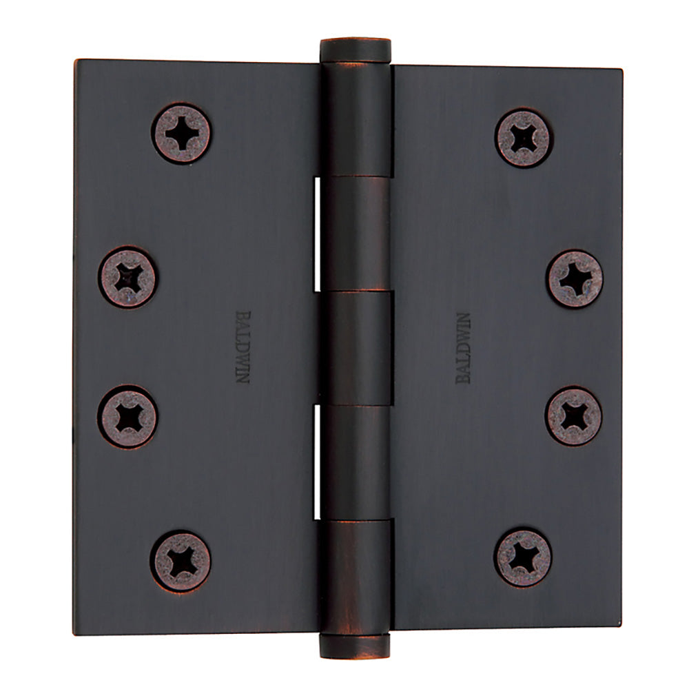 Baldwin 1040112I Mortise Square Hinge , Venetian Bronze