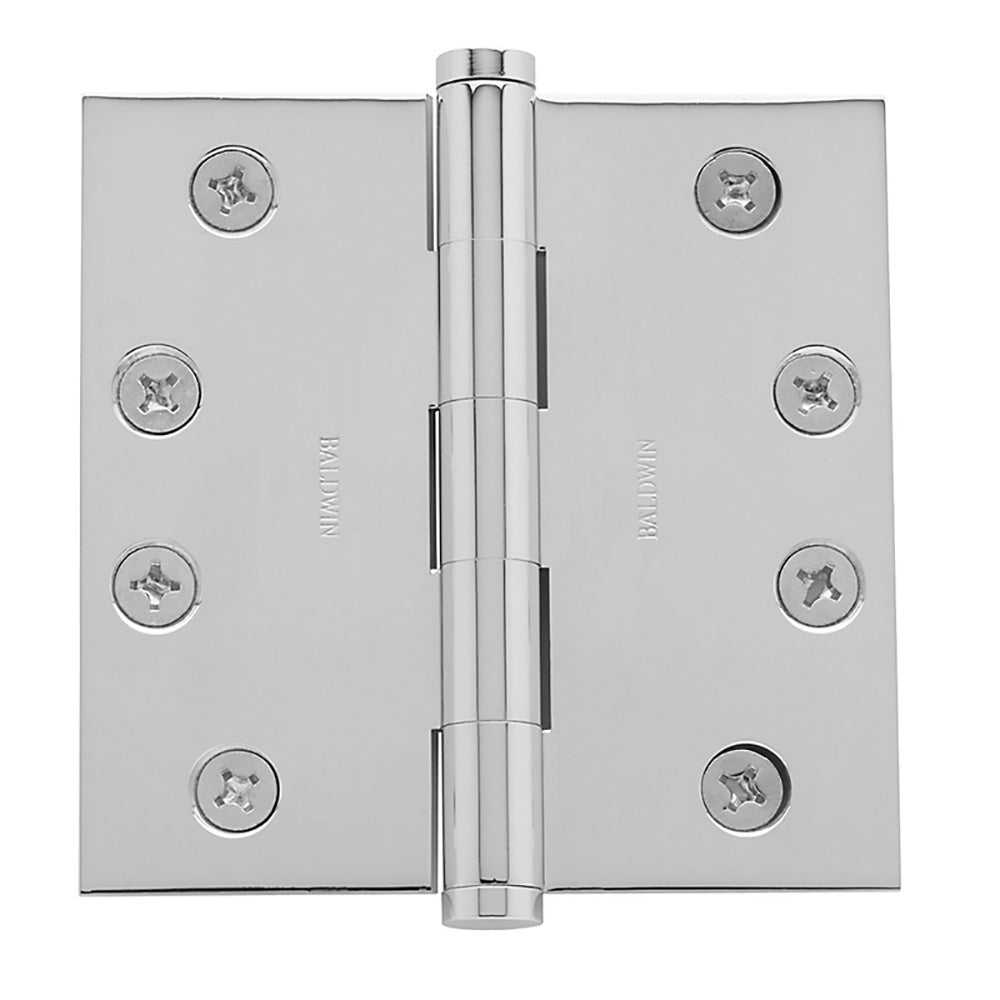 Baldwin 1040260I Mortise Square Hinge , Bright Chrome