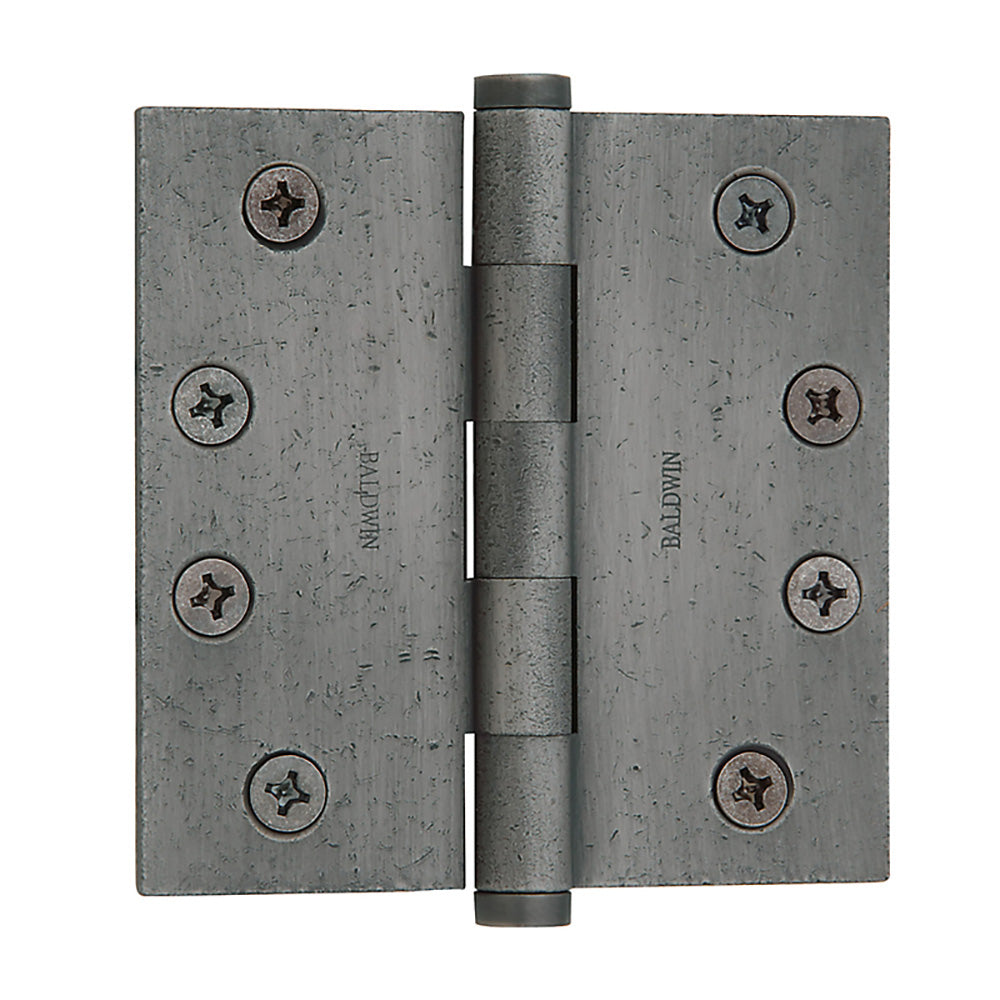 Baldwin 1040452I Mortise Square Hinge, Antique Nickel