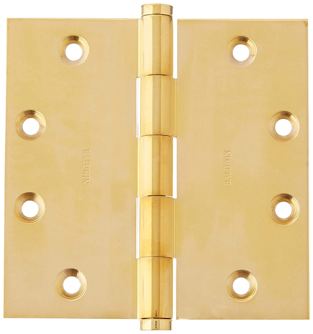 Baldwin 1045031I Mortise Square Hinge, Unlacquered Brass