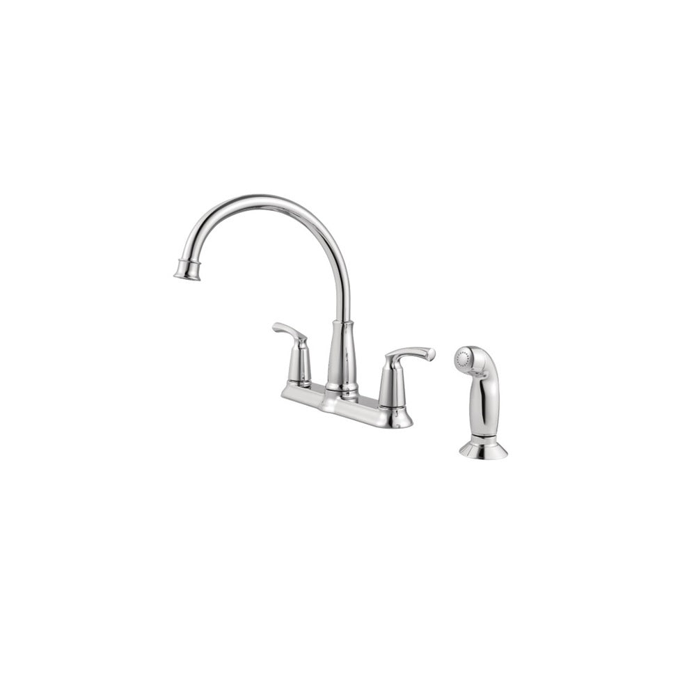 Moen 87403 Bexley Two Handle Kitchen Faucet, Chrome