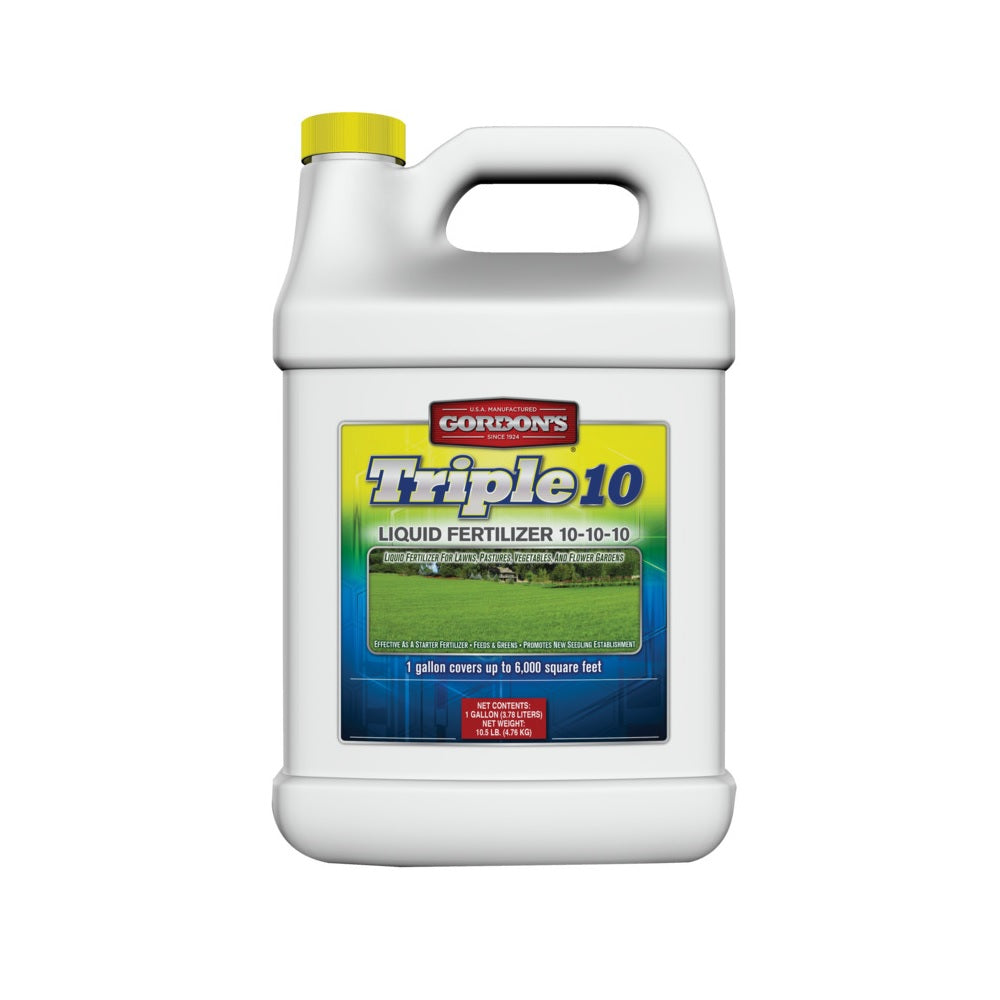 Gordon's 7441072 Triple 10 Fertilizer, Colorless, 1 Gallon