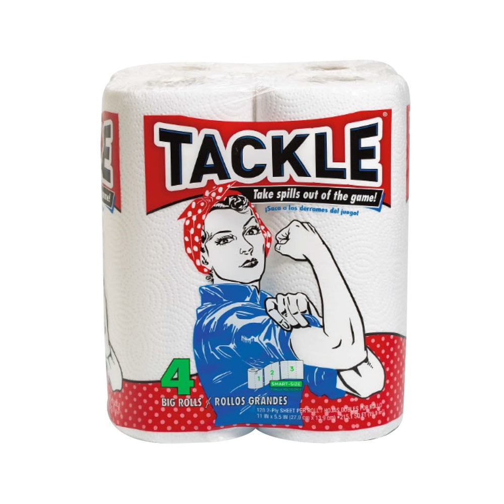 Colortex TC5701A1 Paper Towel, White, 4 Pack