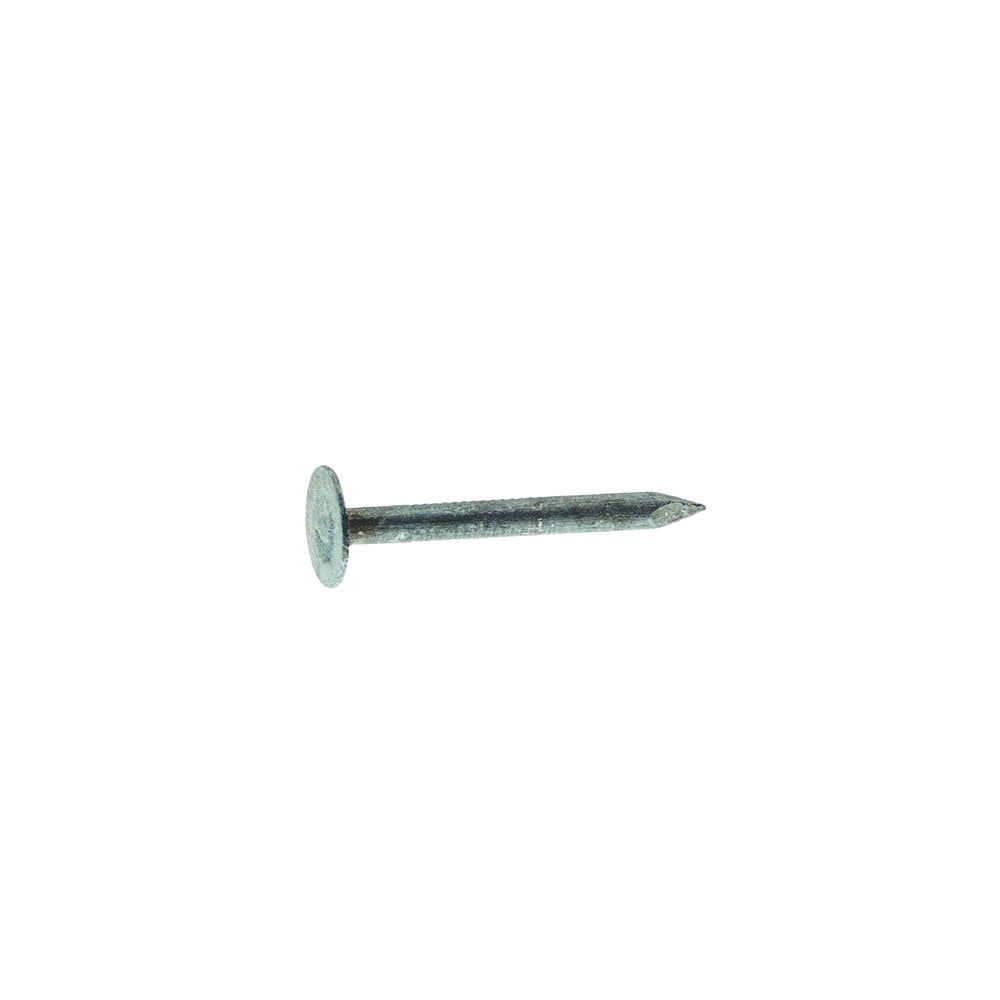 Grip-Rite 1EGRFG Roofing Electro-Galvanized Nail Flat, Steel, 50 lb.