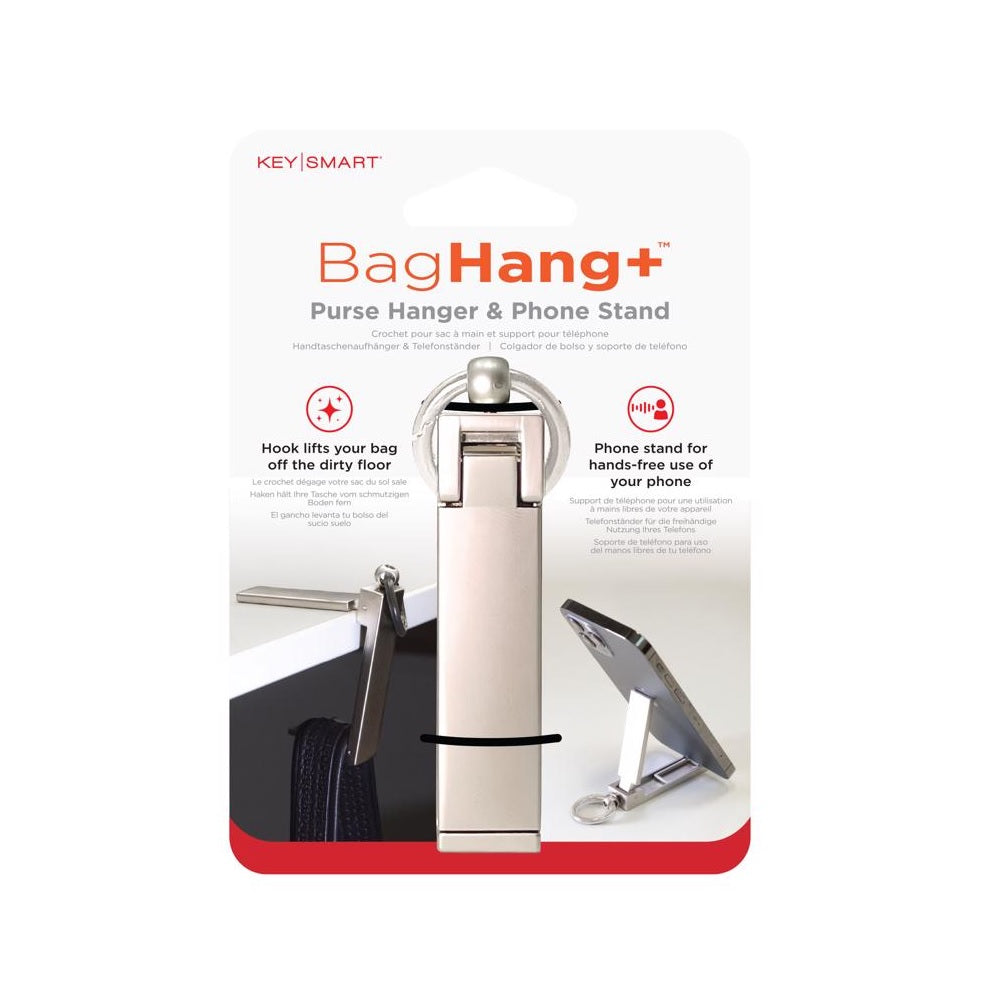 KeySmart KS822-SS BagHang Plus Phone Stand