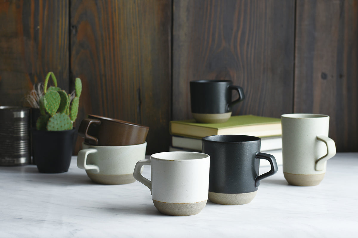 Kinto CLK-151 Ceramic Lab Wide Mug - White