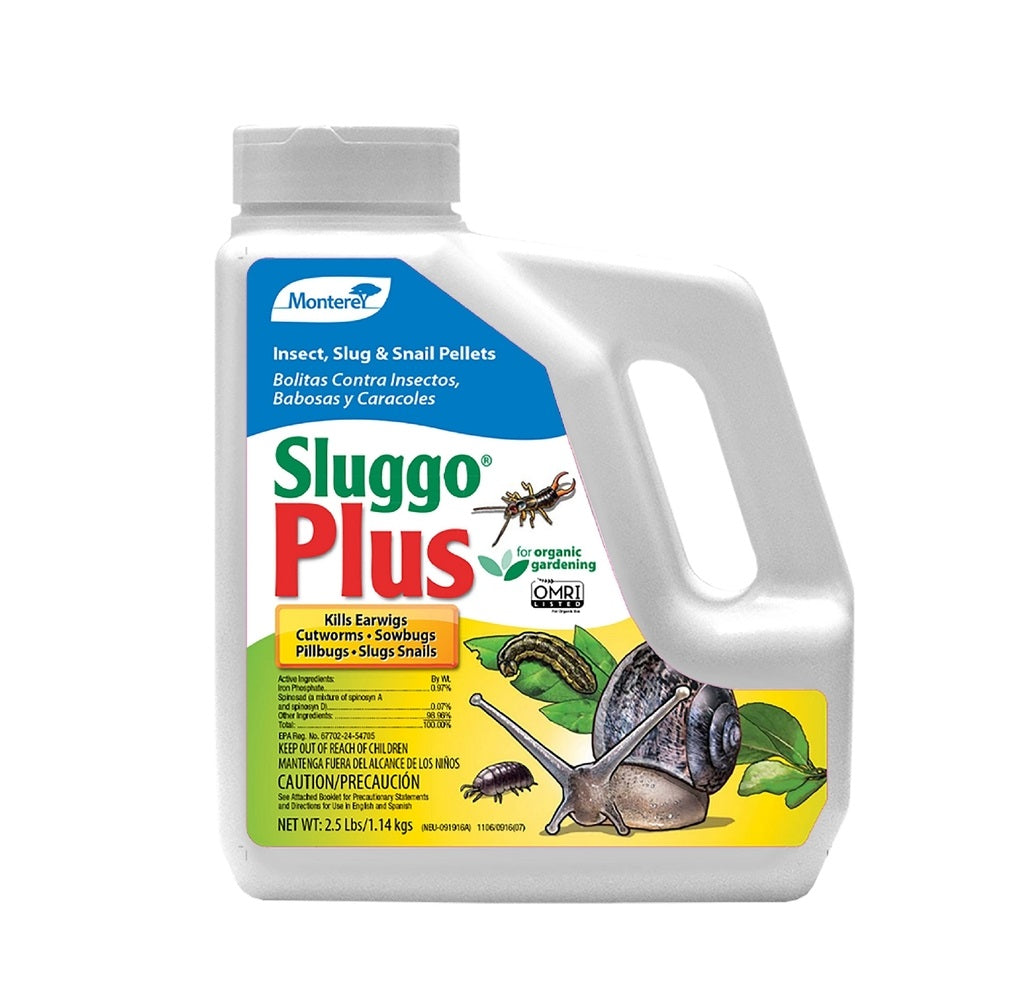 Monterey LG 6570 Sluggo Plus Slug & Snail Killer, 2.5 lb