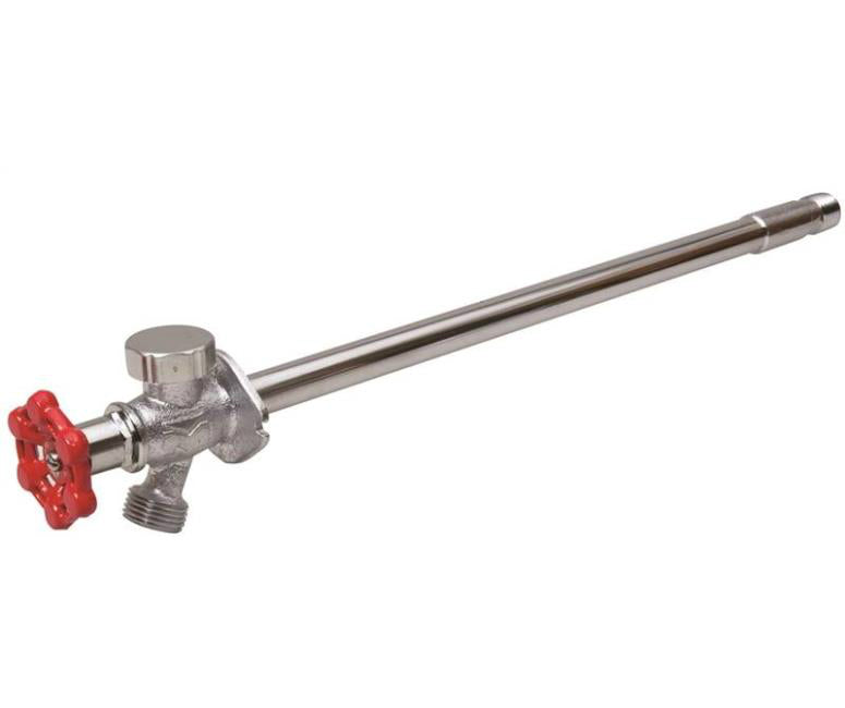 Mueller 104-515 Anti-Siphon Frost Proof Sillcock, 8", Brass