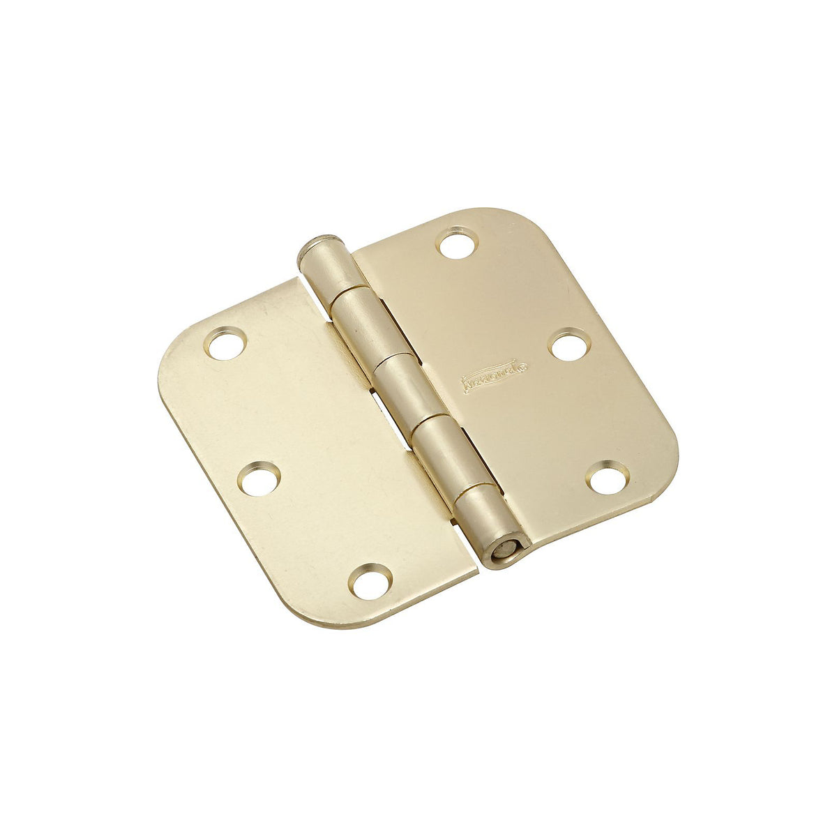 National Hardware 830226 Door Hinge, 3", Satin Brass