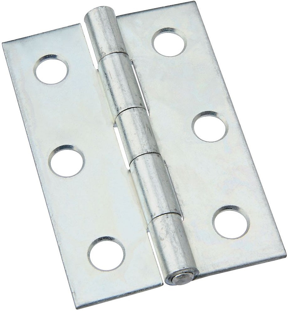 National Hardware N146-241 Non-Removable Pin Hinge 2-1/2", Zinc Plated