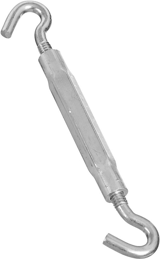 National Hardware N222-000 2174BC Hook Turnbuckle, 1/4" x 7-1/2", Zinc Plated