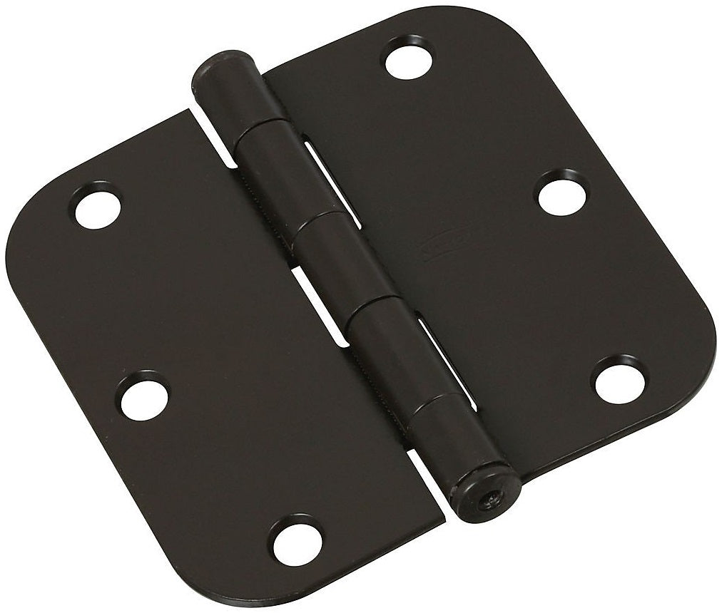 National Hardware N612-062 Rcp512r58 Door Hinge, Oil Rubbed Bronze, 3-1/2", 12 Pk