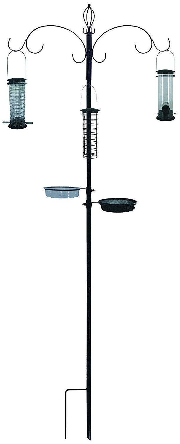 North States 1762  Wild Bird and Finch Bird Feeder, Metal, 80" x 24-3/4"