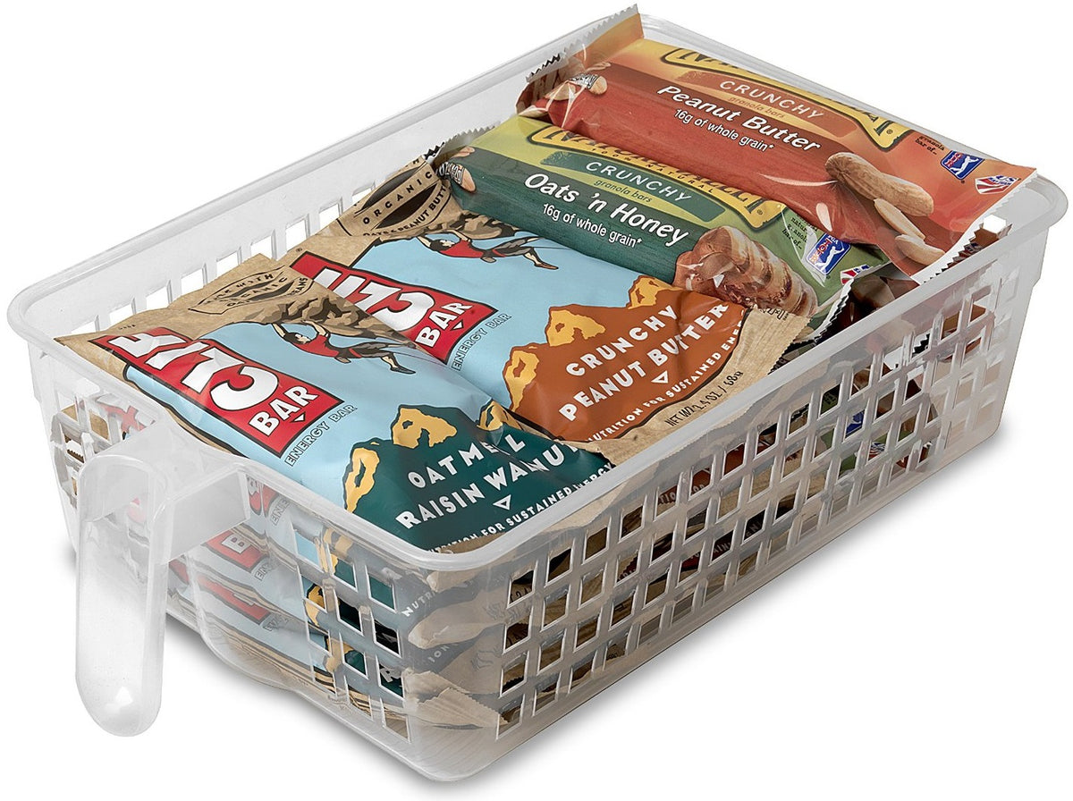 Perfect Pantry 52048 Polypropylene Handy Basket, Medium, Clear