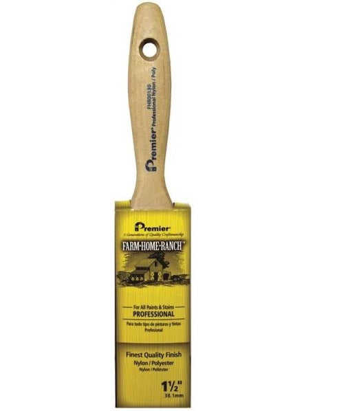 Premier Paint Roller FHR00130 Flat Varnish Brushes, 1-1/2"