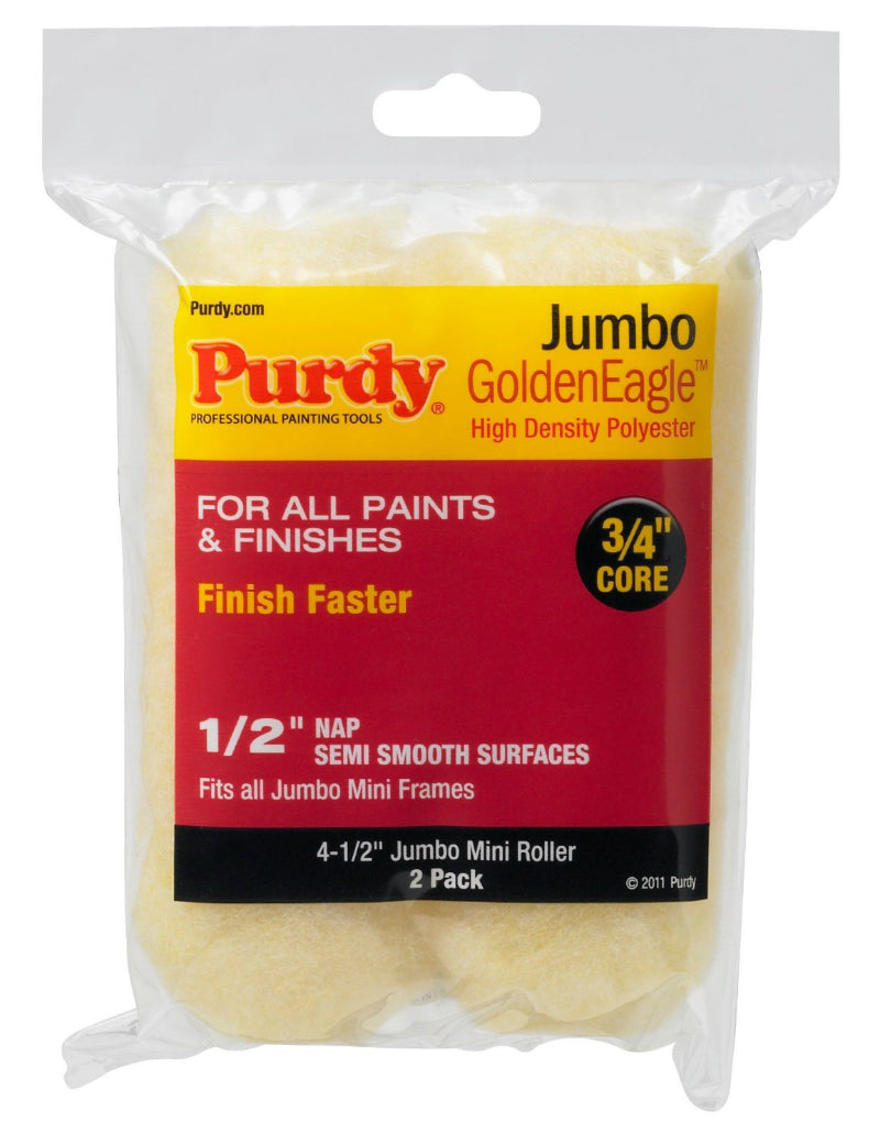Purdy 140624022 Jumbo Mini Roller, 4-1/2"W x 3/8" Nap