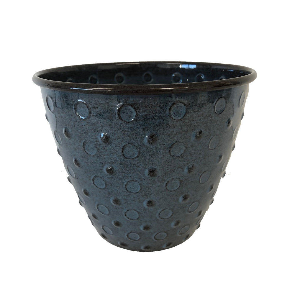 Robert Allen MPT02548 Mandalay Round Planter, 12 Inch