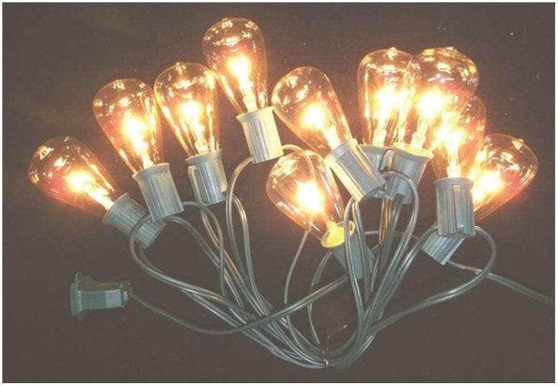 Santas Forest 19025 Vintage Light Set, Clear, 10 Lights