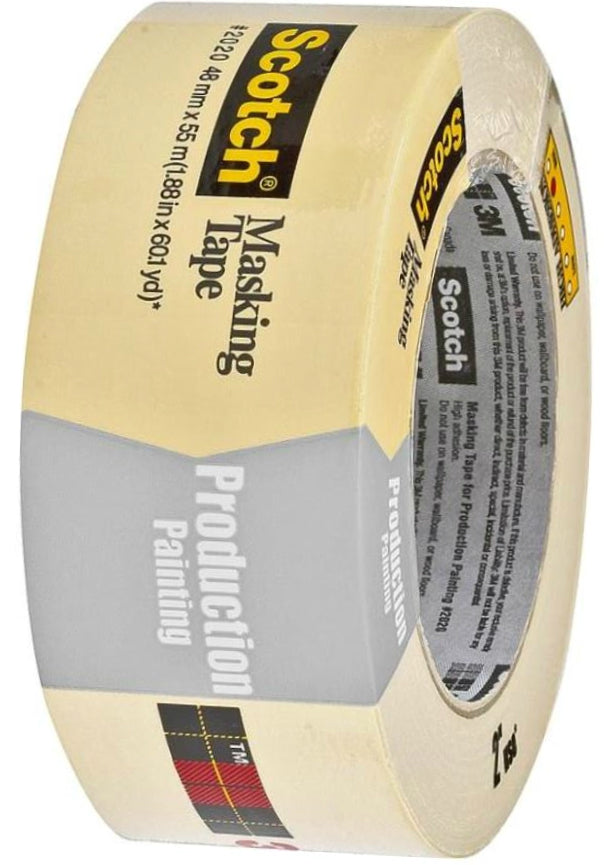 Scotch 2020-2A Masking Tape, 1.88" X 60.1 YD