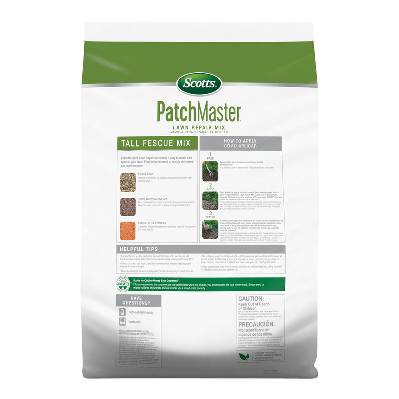 Scotts 14970 Patchmaster Tall Fescue Seed Mix, 5 Lbs