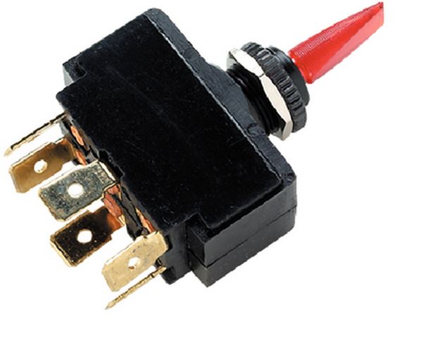 Seachoice 12221 Lighted Toggle Switch, 15/32", 12 V