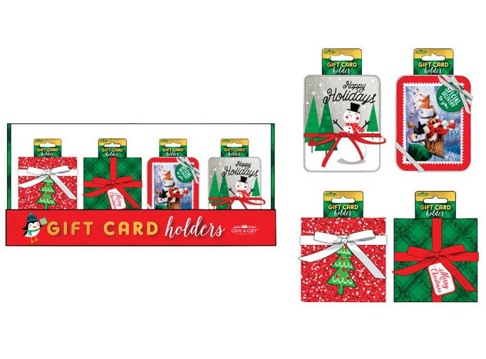 Seastone 14253656-GCHA-A Holiday Gift Card Holder, Assorted Colors