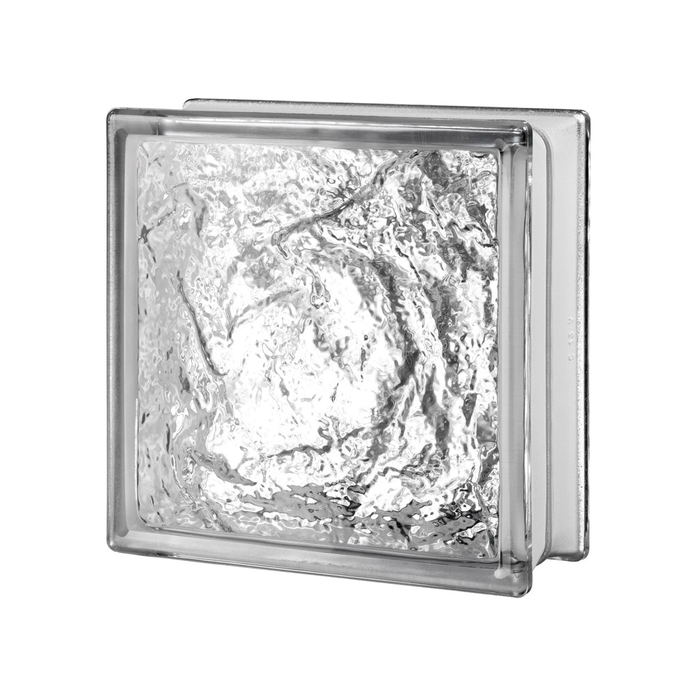 Seves 121883 Ice Glass Block, 3" D x 8" H x 8" W