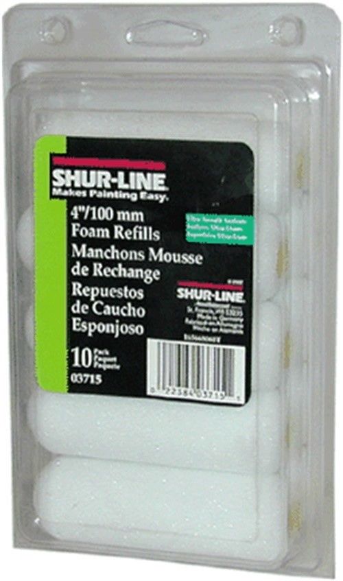 Shur-Line 04970C Fome Mini Roller Cover, 4"