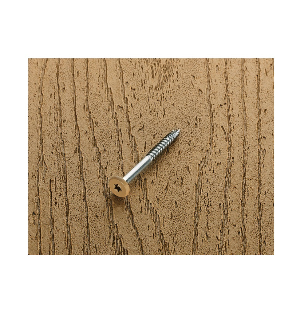 Starborn FST65L09188 Deckfast Fascia Screws, Rosy Brown (#65), No. 9 x 1-7/8 in, 100 Count