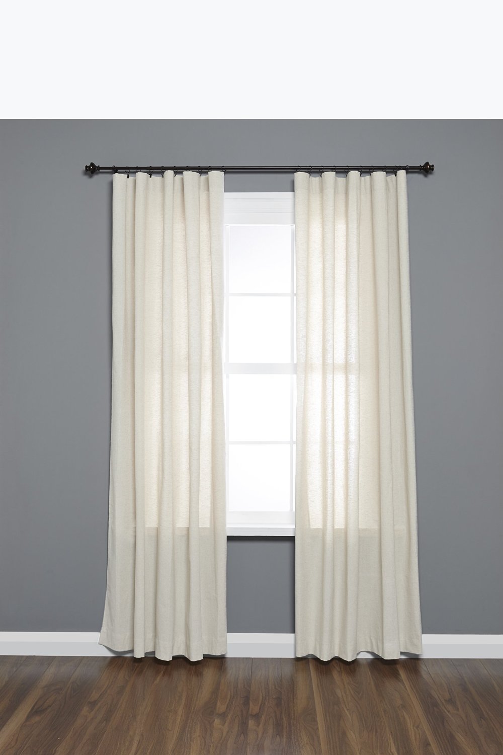 Umbra 246572-758 Sonnet Drapery Rod, Bronze, 28"- 48"