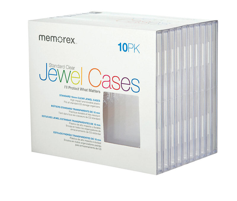 Verbatim 93804 TRIMpak CD And DVD Storage Cases, 10 Pieces