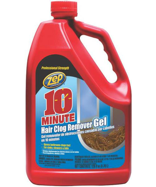 Zep ZHCR128NG 10-Minute Hair Clog Remover, 128 Oz